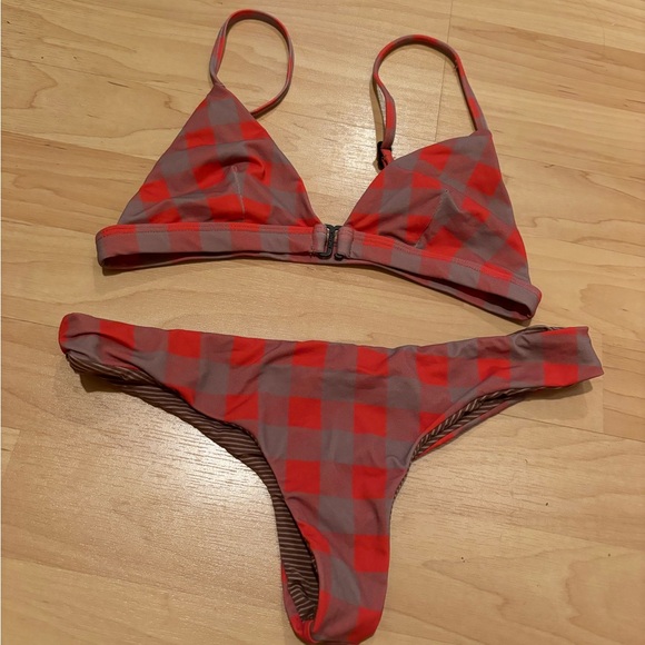 acacia swimwear Other - Acacia red check. EUC